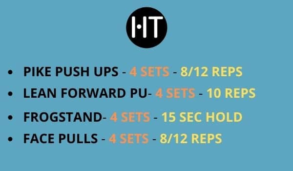 Calisthenics Shoulder Workout 5 Calisthenics Shoulder Workout Routine